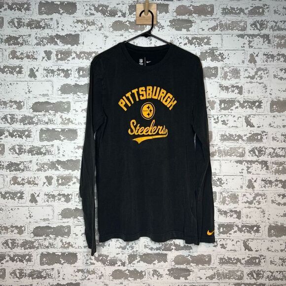 Nike nfl team apparel Pittsburgh Steelers long sleeve tshirt - Picture 1 of 6